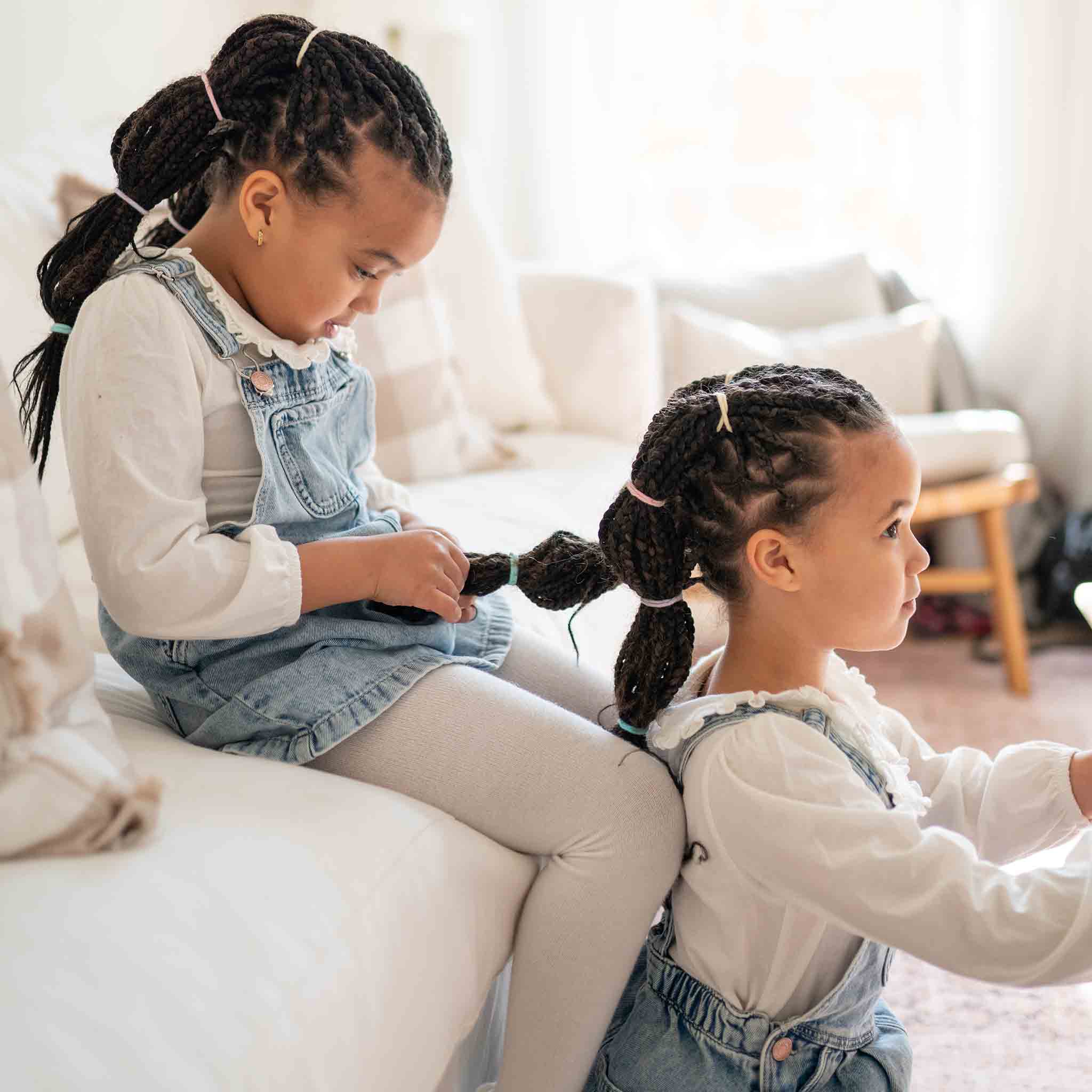 Plastic-free Round Hair Ties - Mini 6-pack - Pastel Blooms