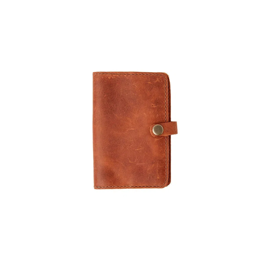 Pocket Leather Journal Cover for Moleskine Style Journals- Assorted Colors