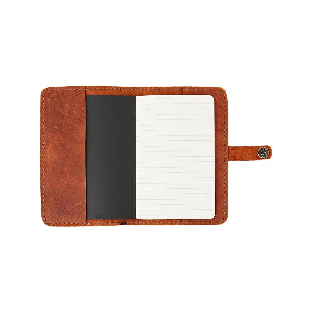 Pocket Leather Journal Cover for Moleskine Style Journals- Assorted Colors
