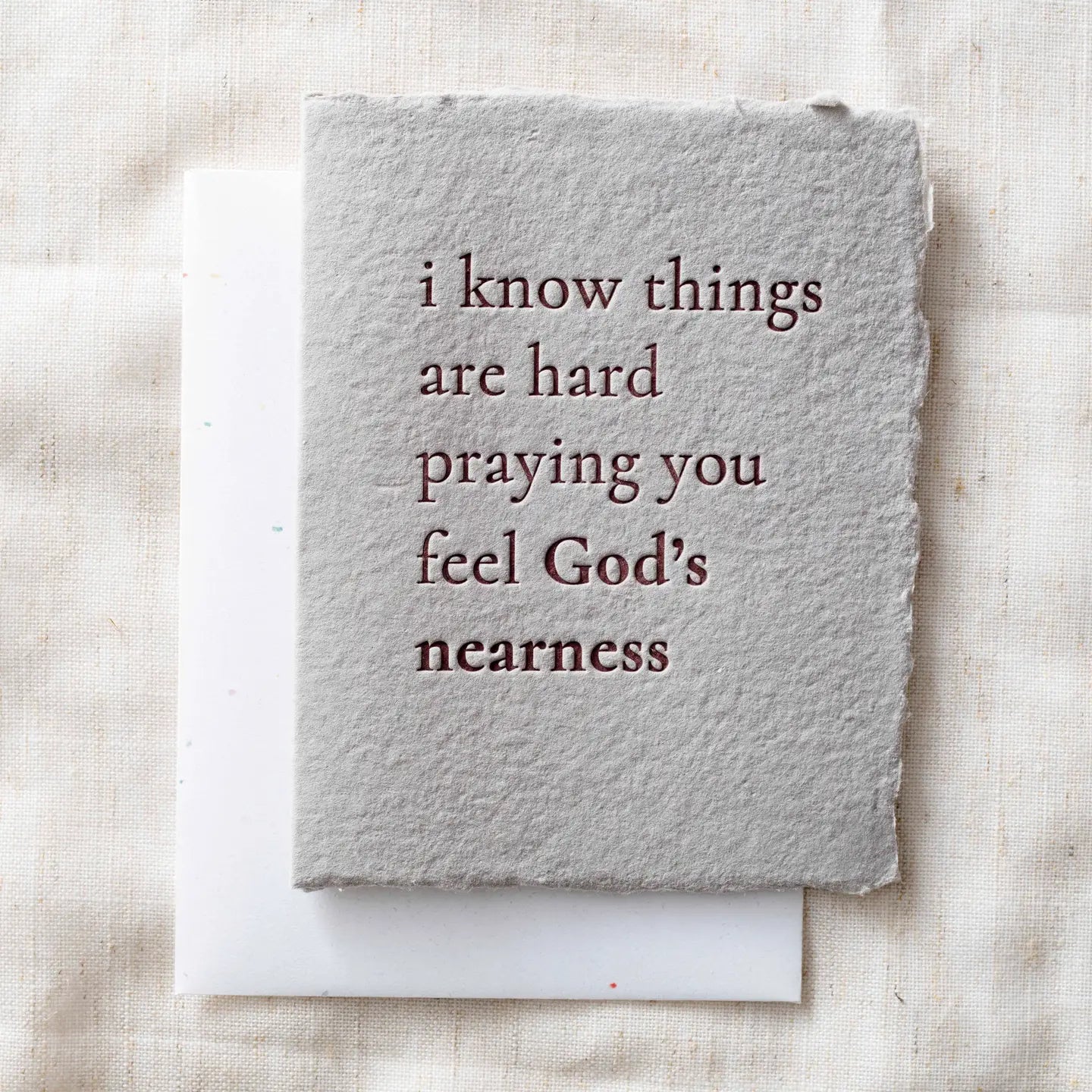 Praying God's Nearness- Greeting Card