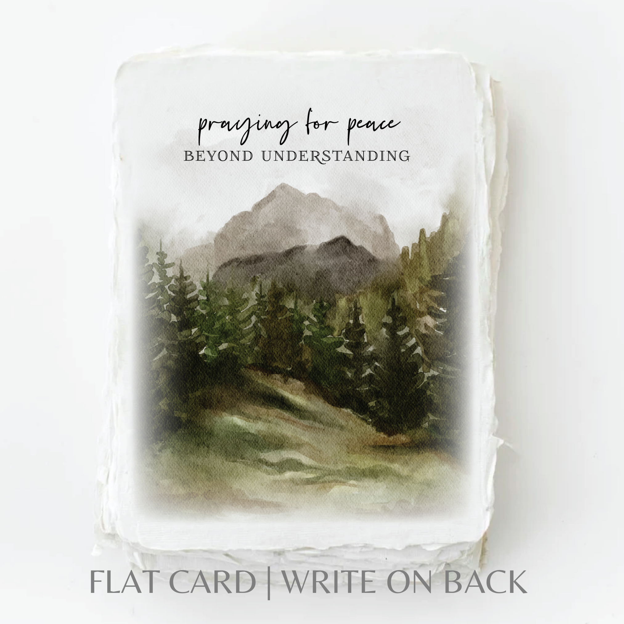 Praying for Peace | Eco-Friendly Fair Trade Greeting Card