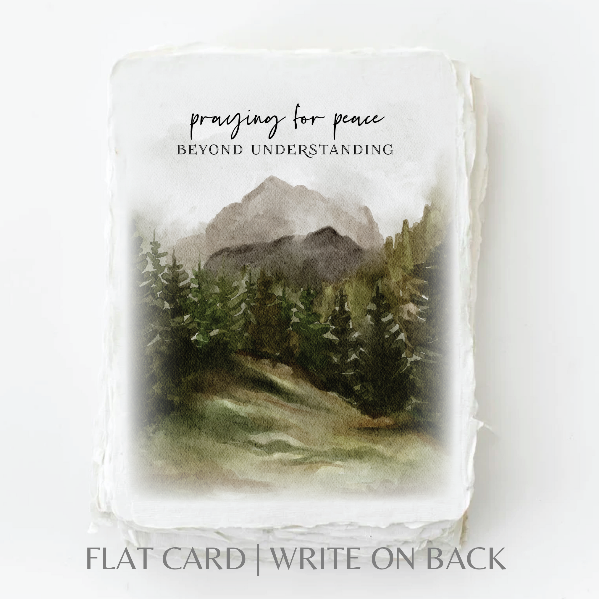 Praying for Peace- Greeting Card
