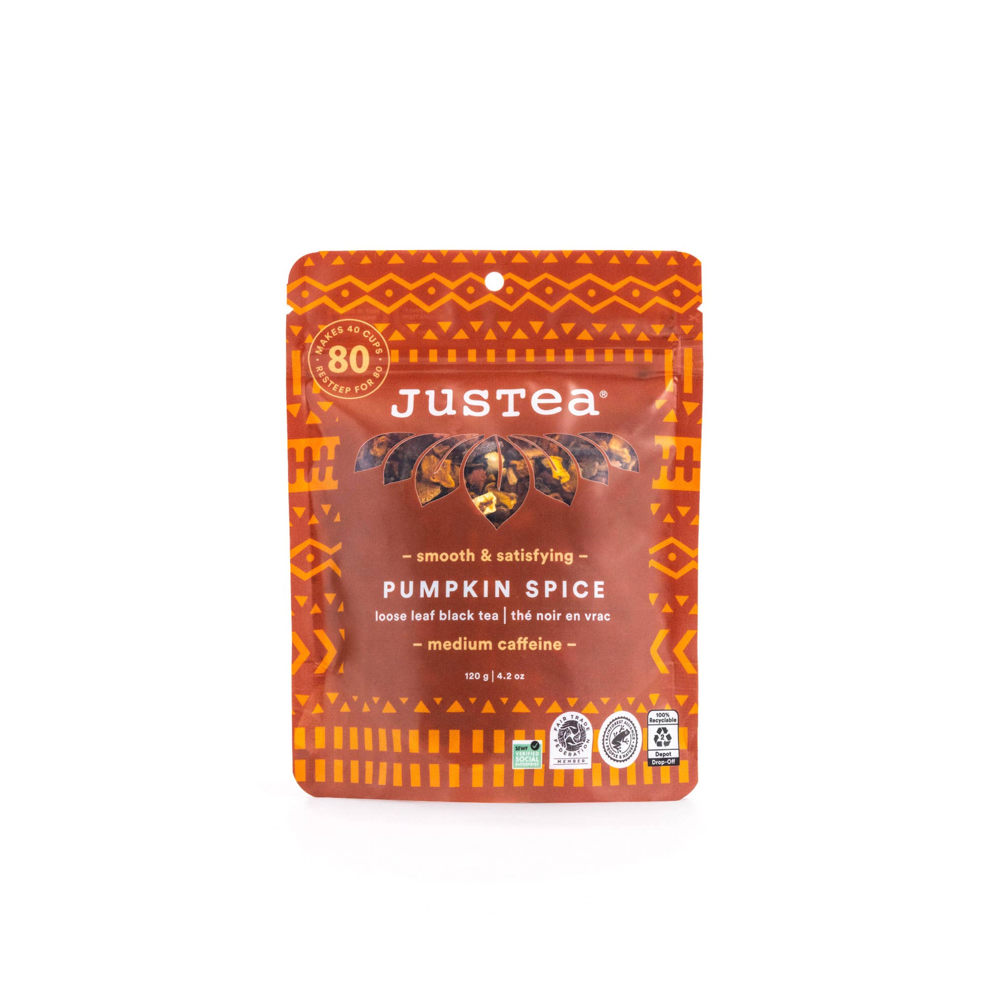 Pumpkin Spice Loose Leaf Tea: Stand-up Pouch