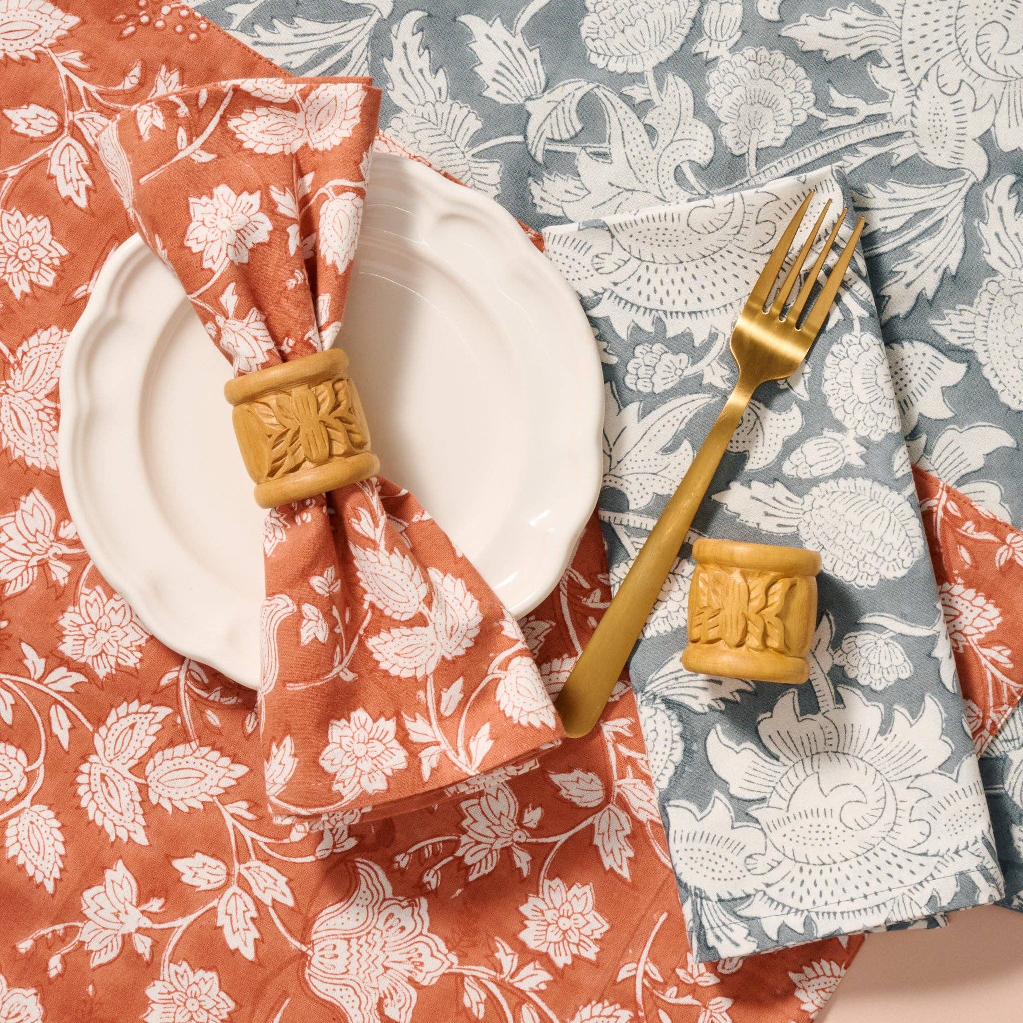 Rawas Blockprint Napkin- Sold Individually