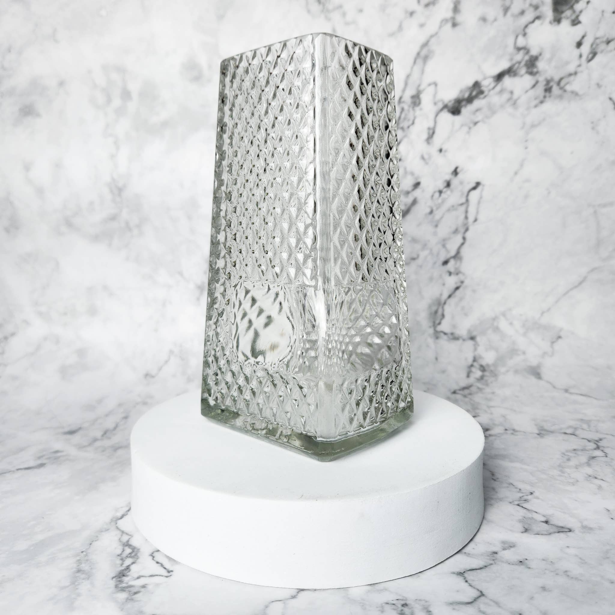 Reclaimed Glass Bottle Tapered Flower Vase (* Local Pickup/Local Delivery Only)