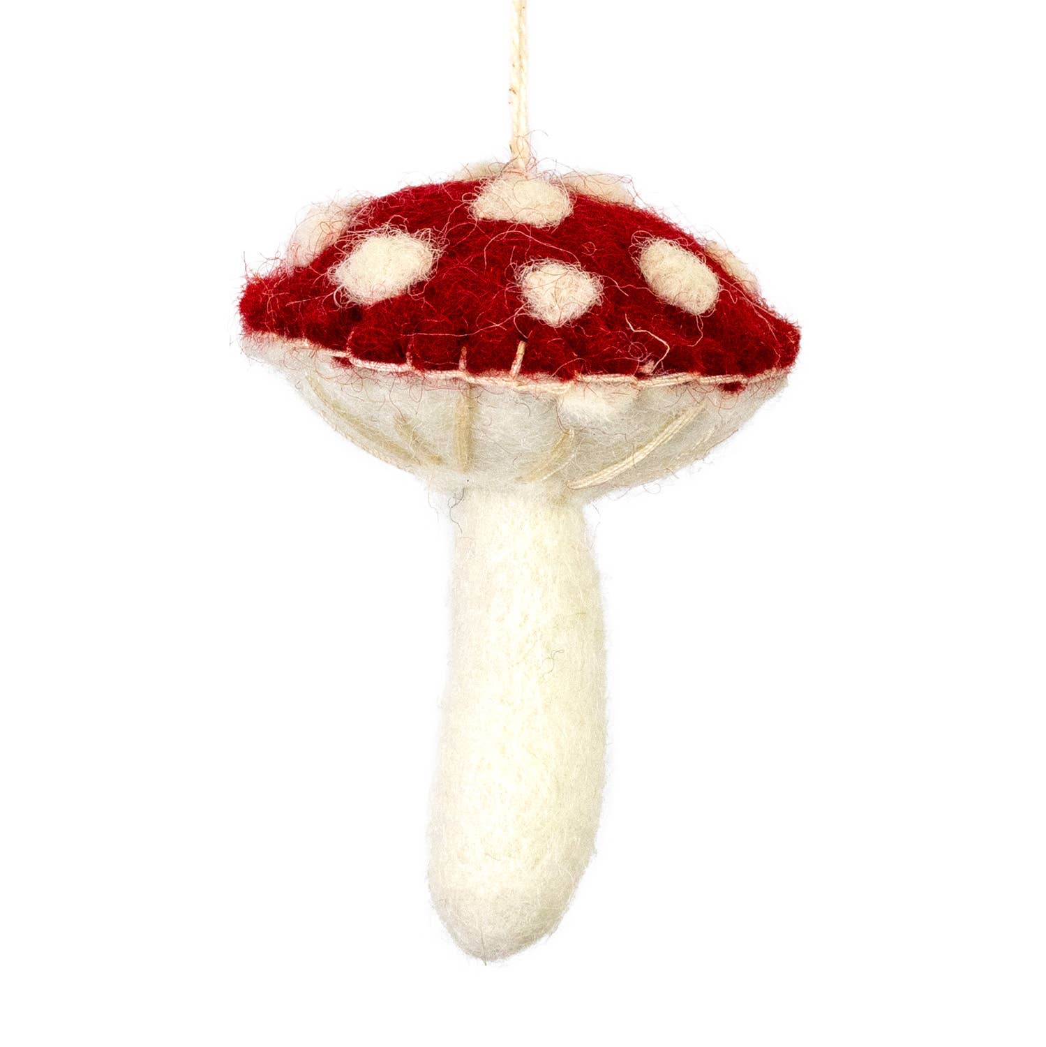 Red Wild Mushroom Ornament