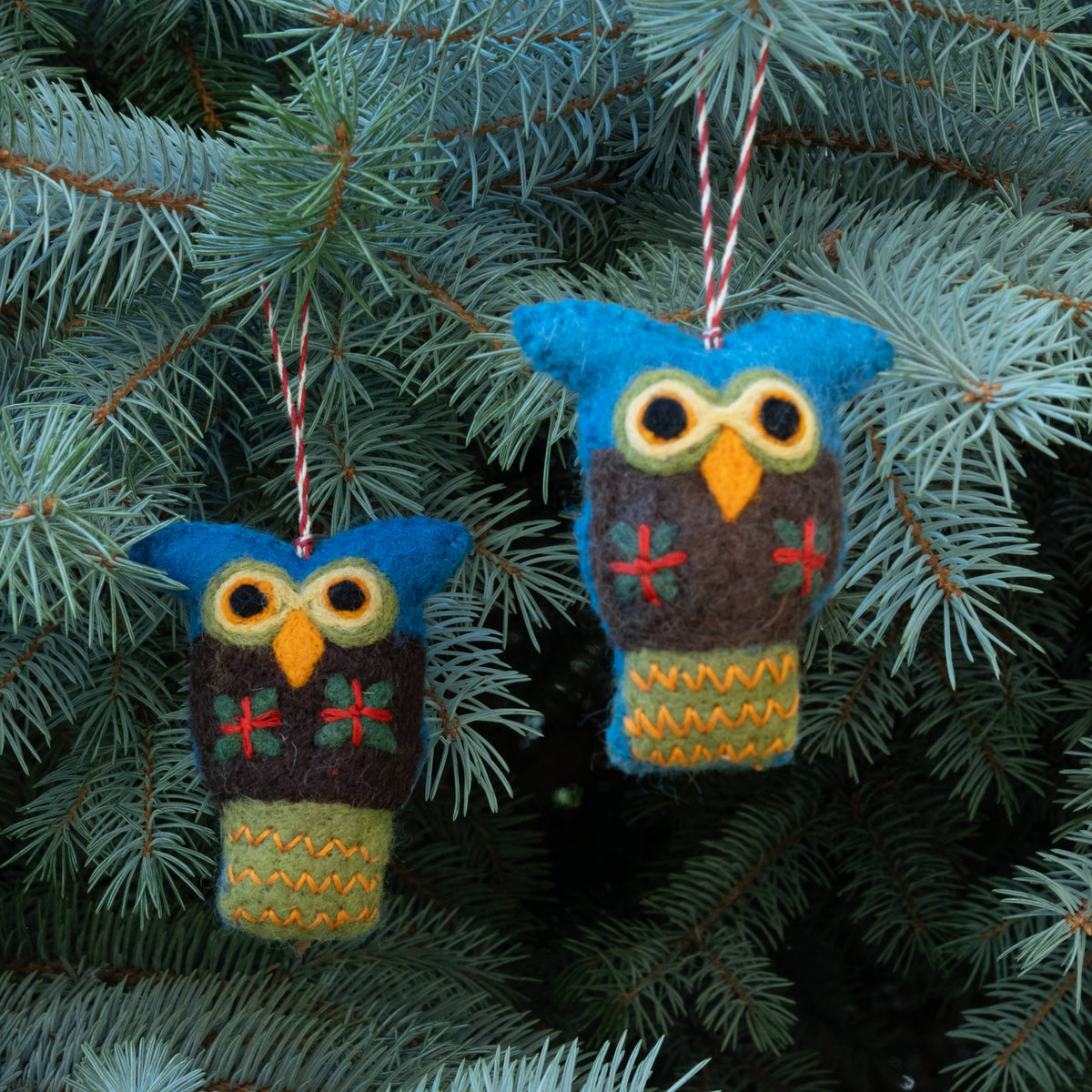 Retro Owl Ornament