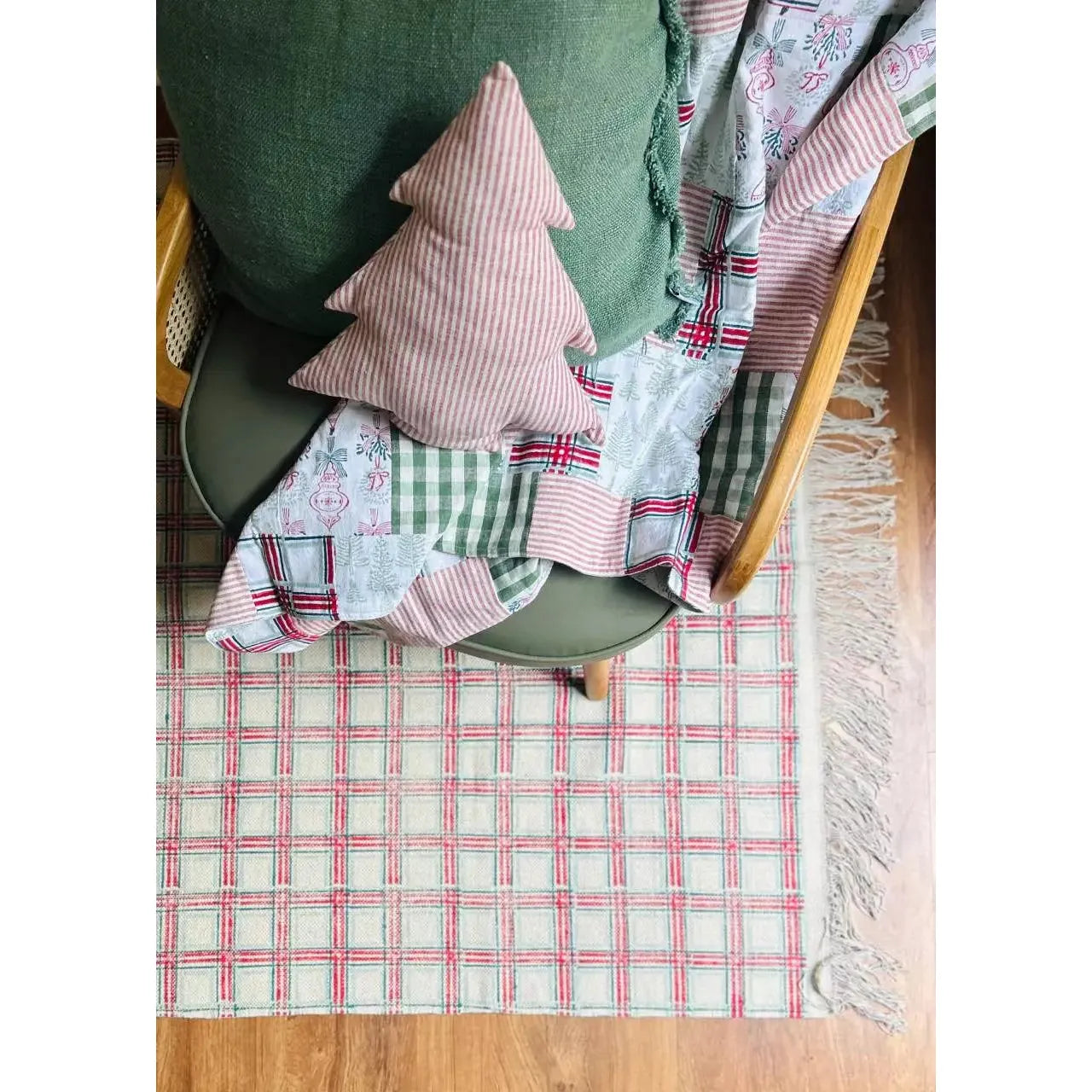 Reversible Christmas Rug