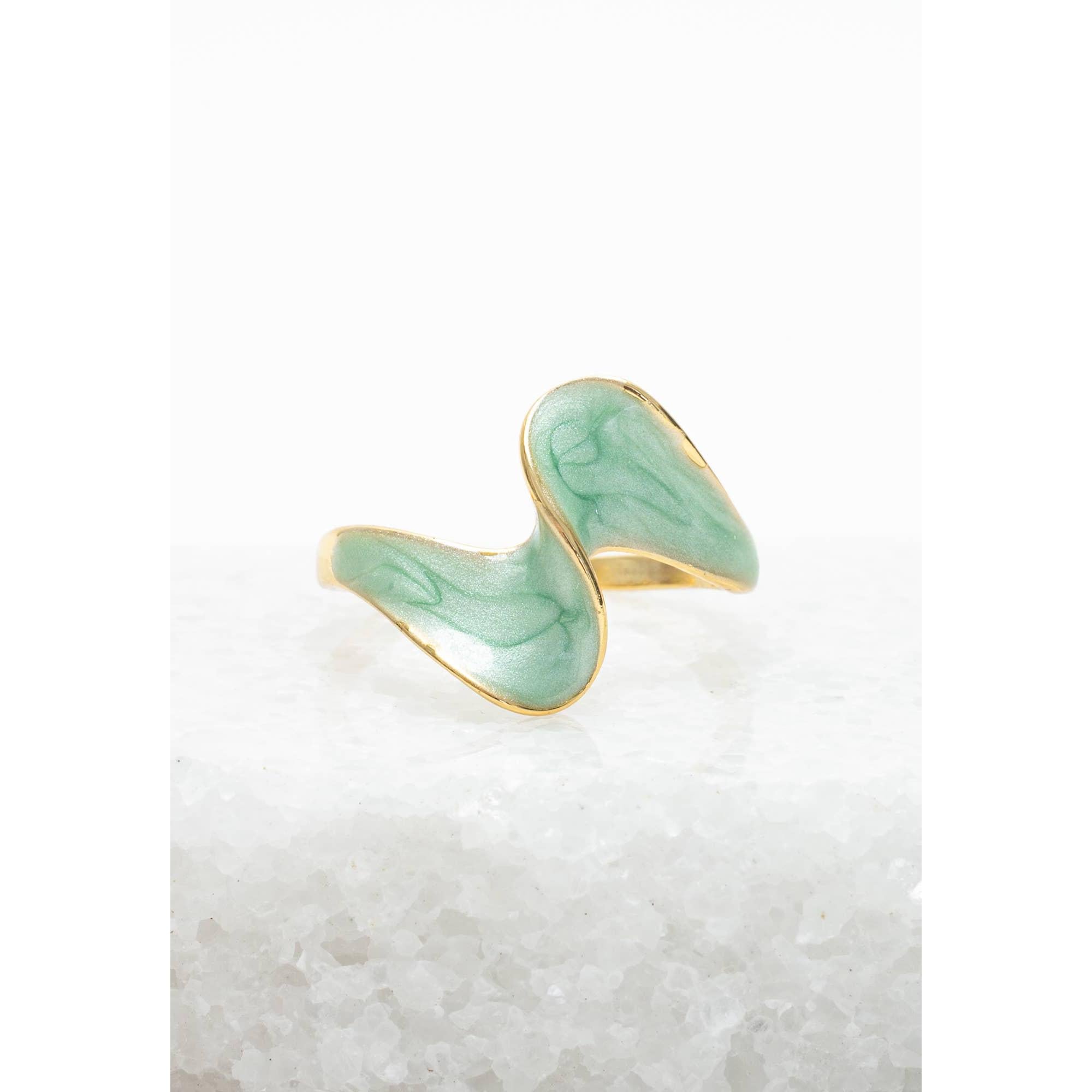 Ribbon of Light Ring in Mint