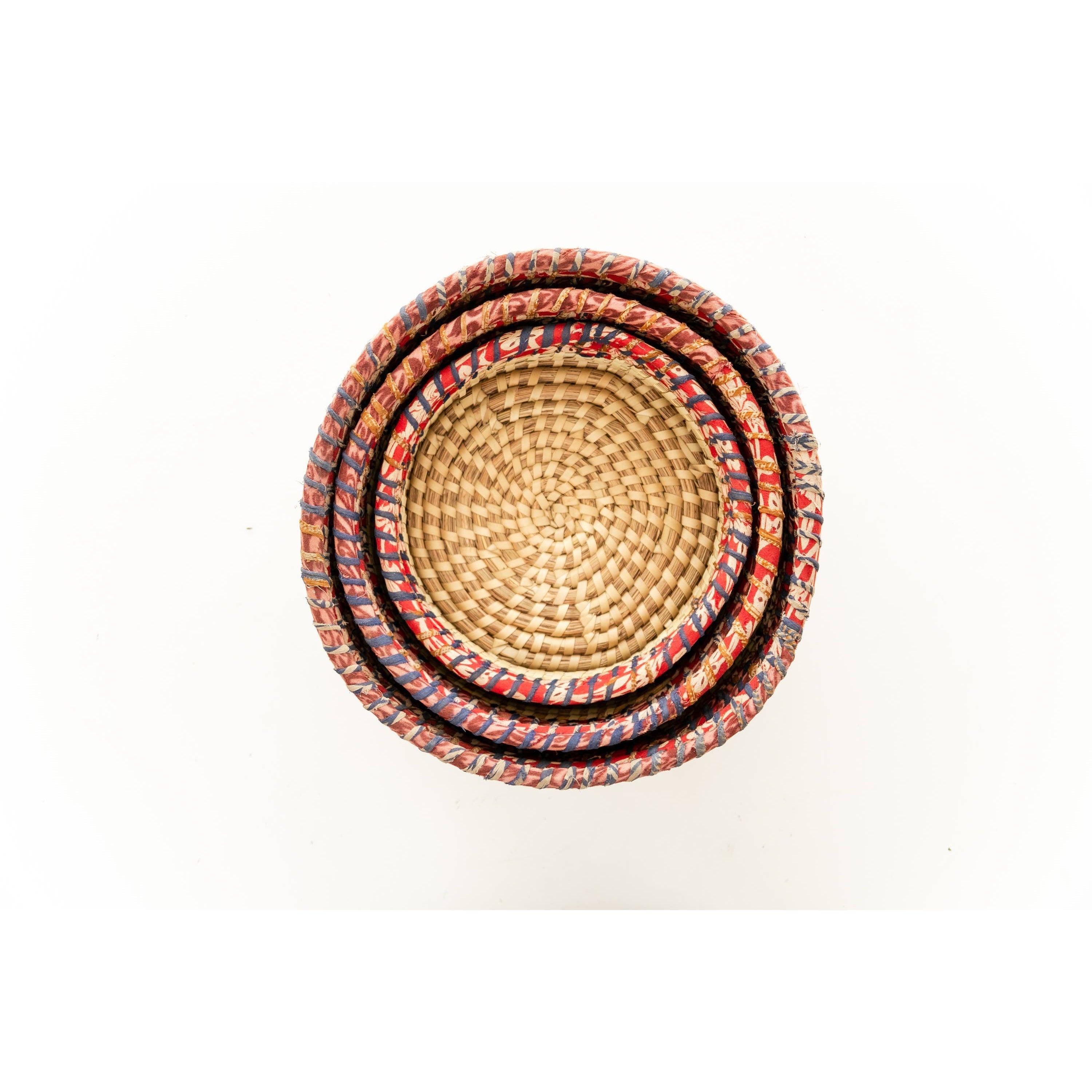 Round Cascades Basket-Assorted Sizes/Assorted Patterns- Sold Individually (*Local Pickup/Local Delivery Only)