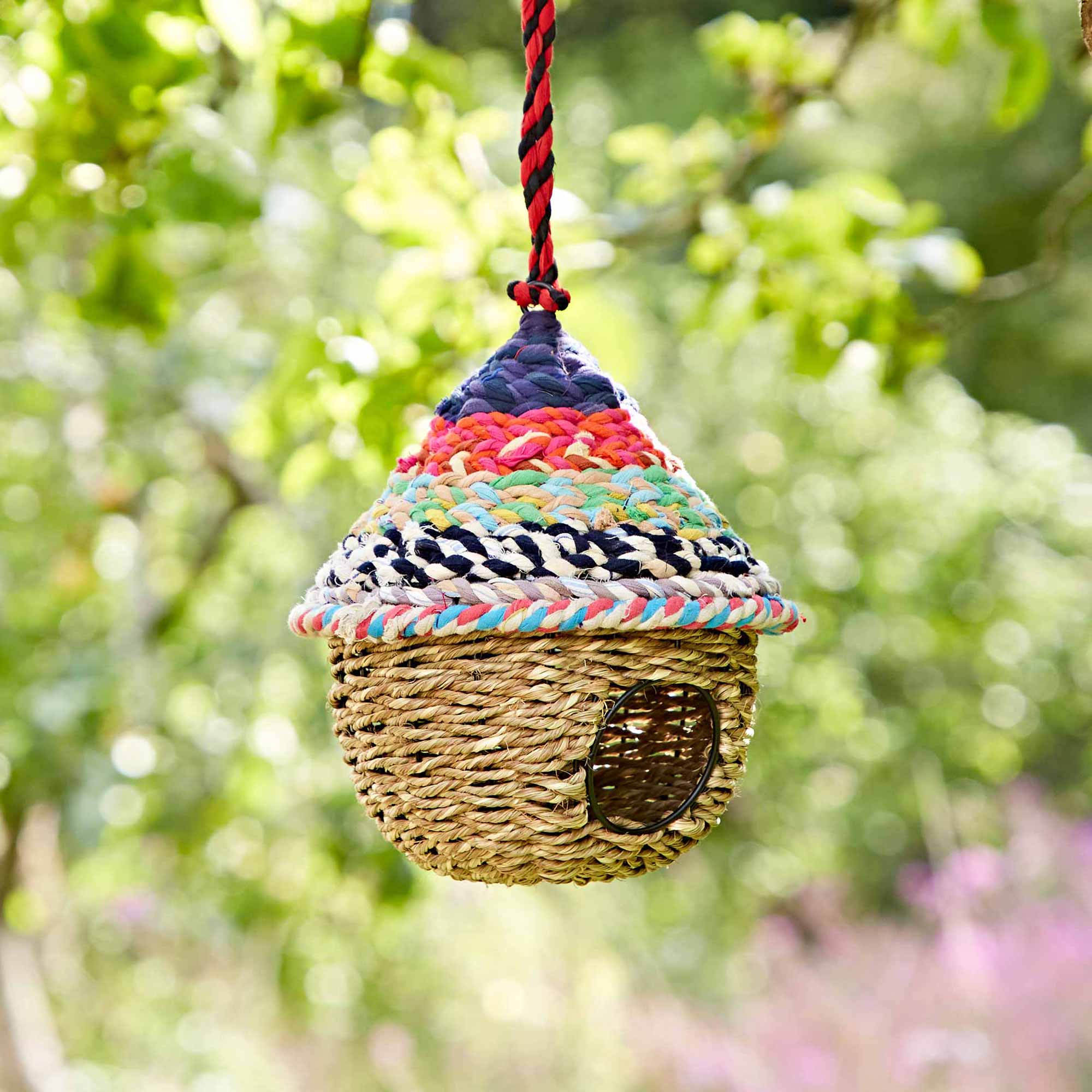 Round Recycled Cotton Birdhouse (*Local Pickup/Local Delivery Only)