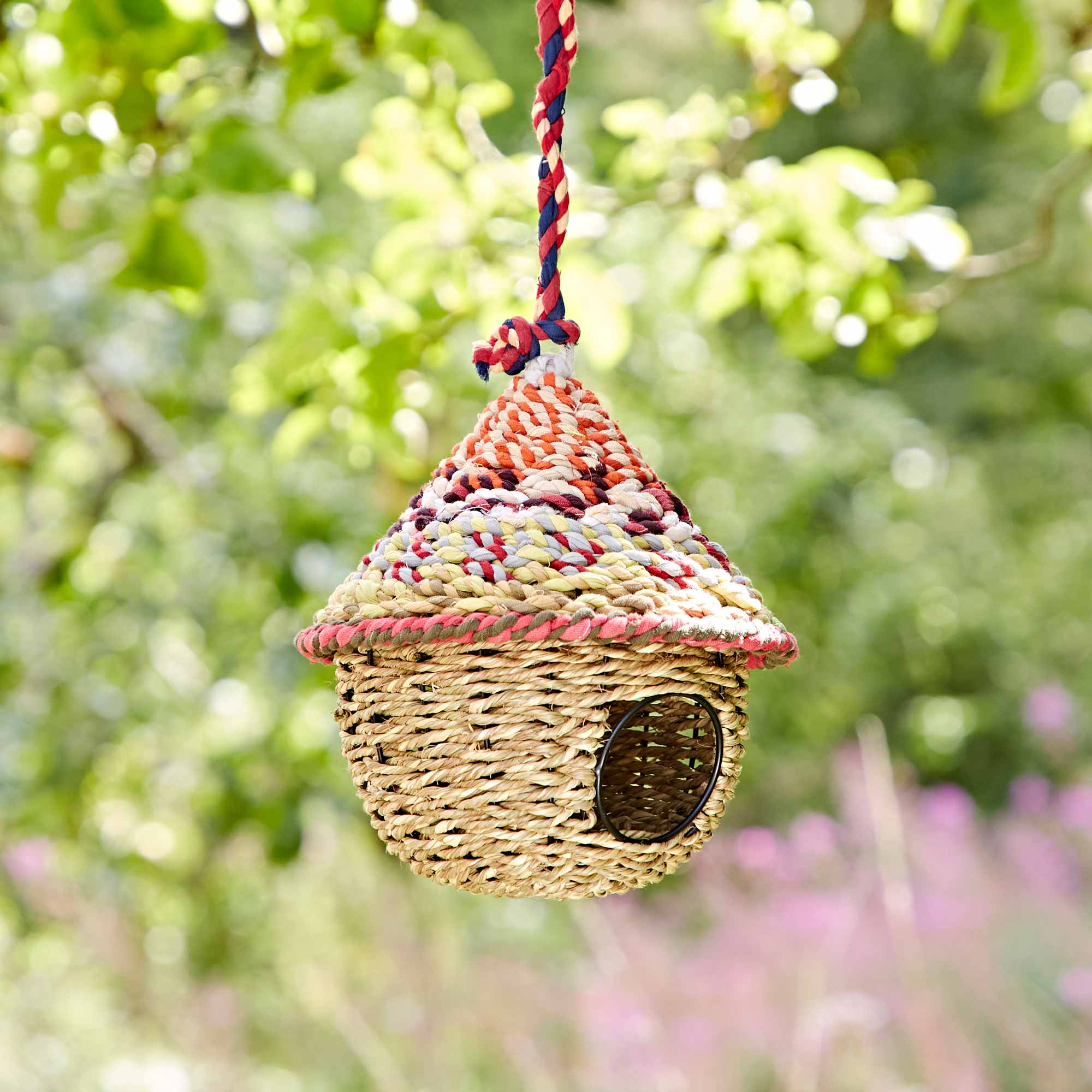 Round Recycled Cotton Birdhouse (*Local Pickup/Local Delivery Only)