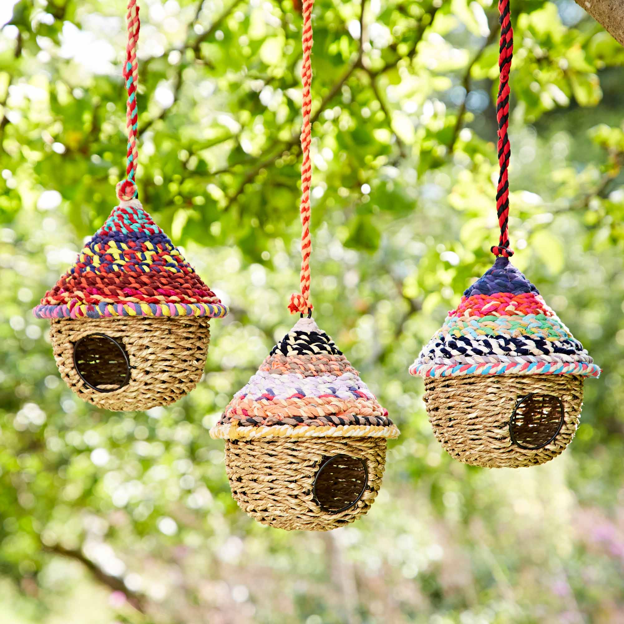 Round Recycled Cotton Birdhouse (*Local Pickup/Local Delivery Only)