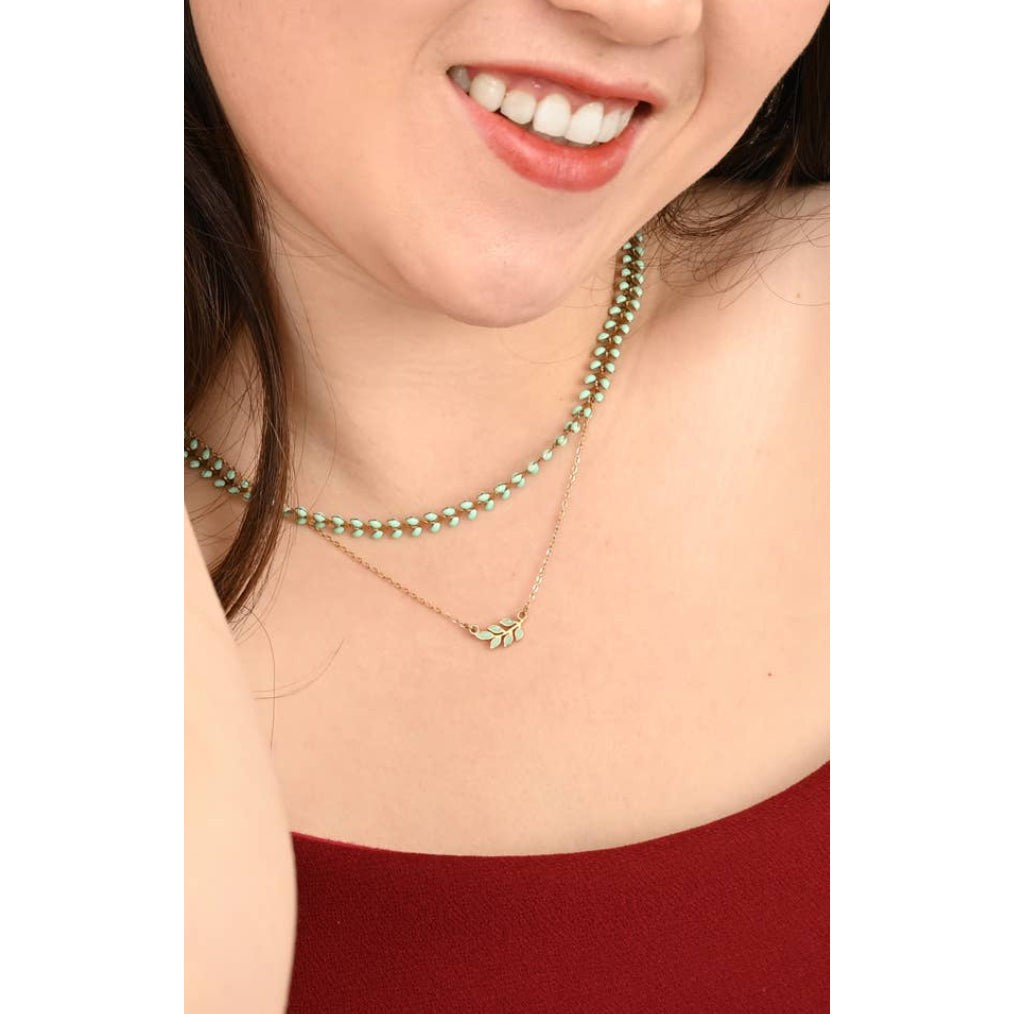 Rowen Leaf Necklace - Assorted