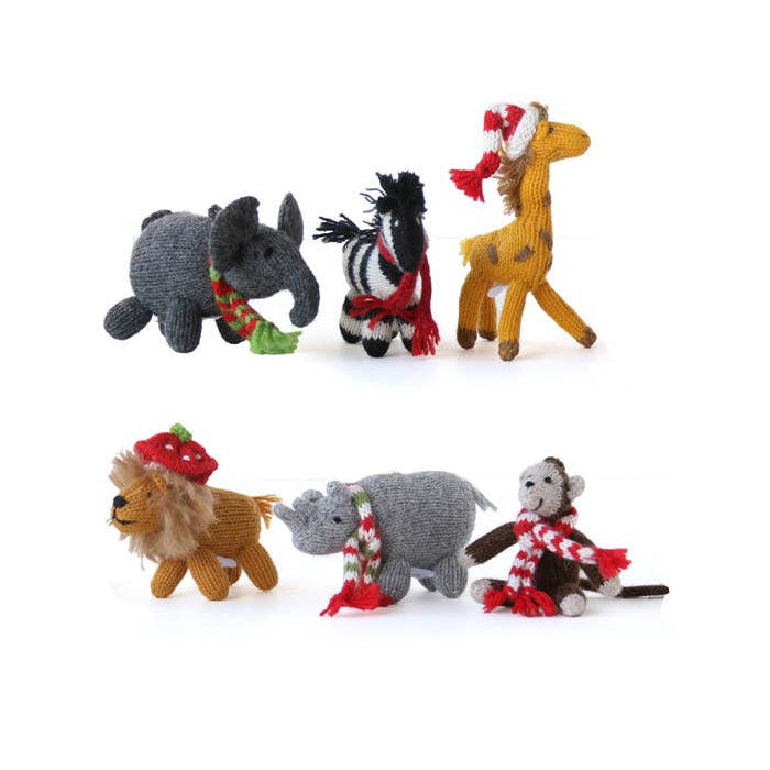 Safari Animal Ornament- Sold Individually