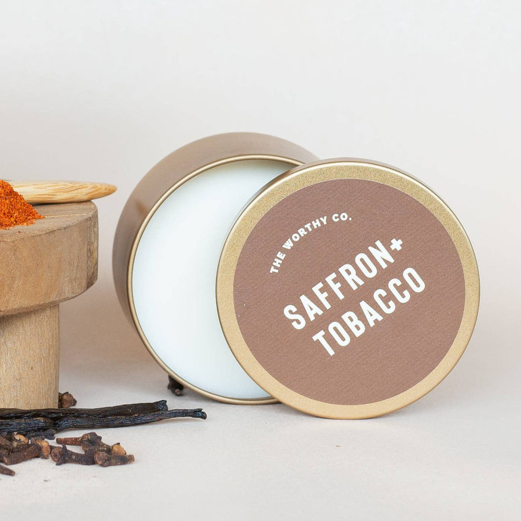 Saffron + Tobacco Candle