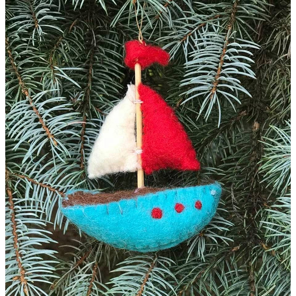 Sail Boat Ornament