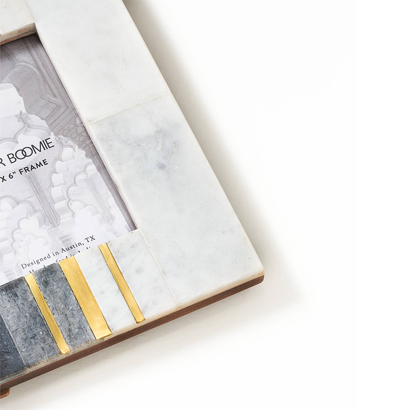 Sammita 4x6 Black & White Picture Frame