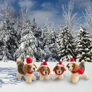 Santa’s Helpers Dog Ornament- Assorted Sizes- Sold Individually