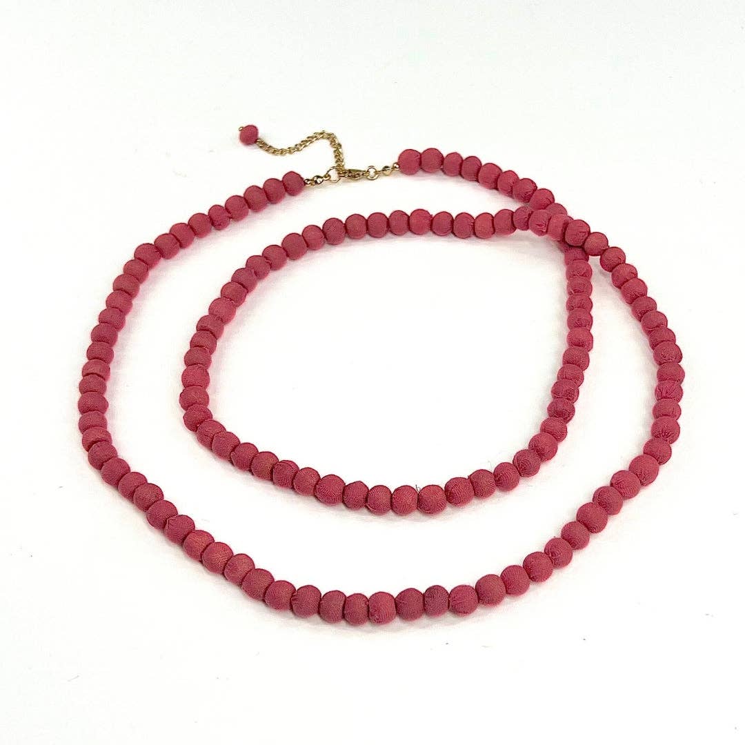 Sari Bead Necklace- Assorted Colors