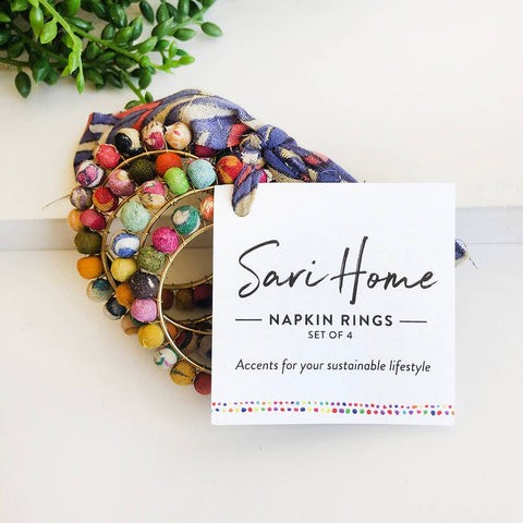 Sari Home Napkin Rings (Set of 4)