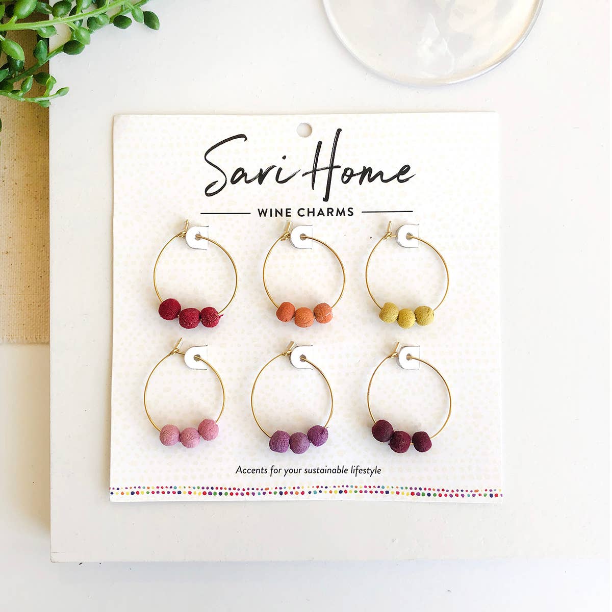 Sari Home Wine Charms - Warm Set