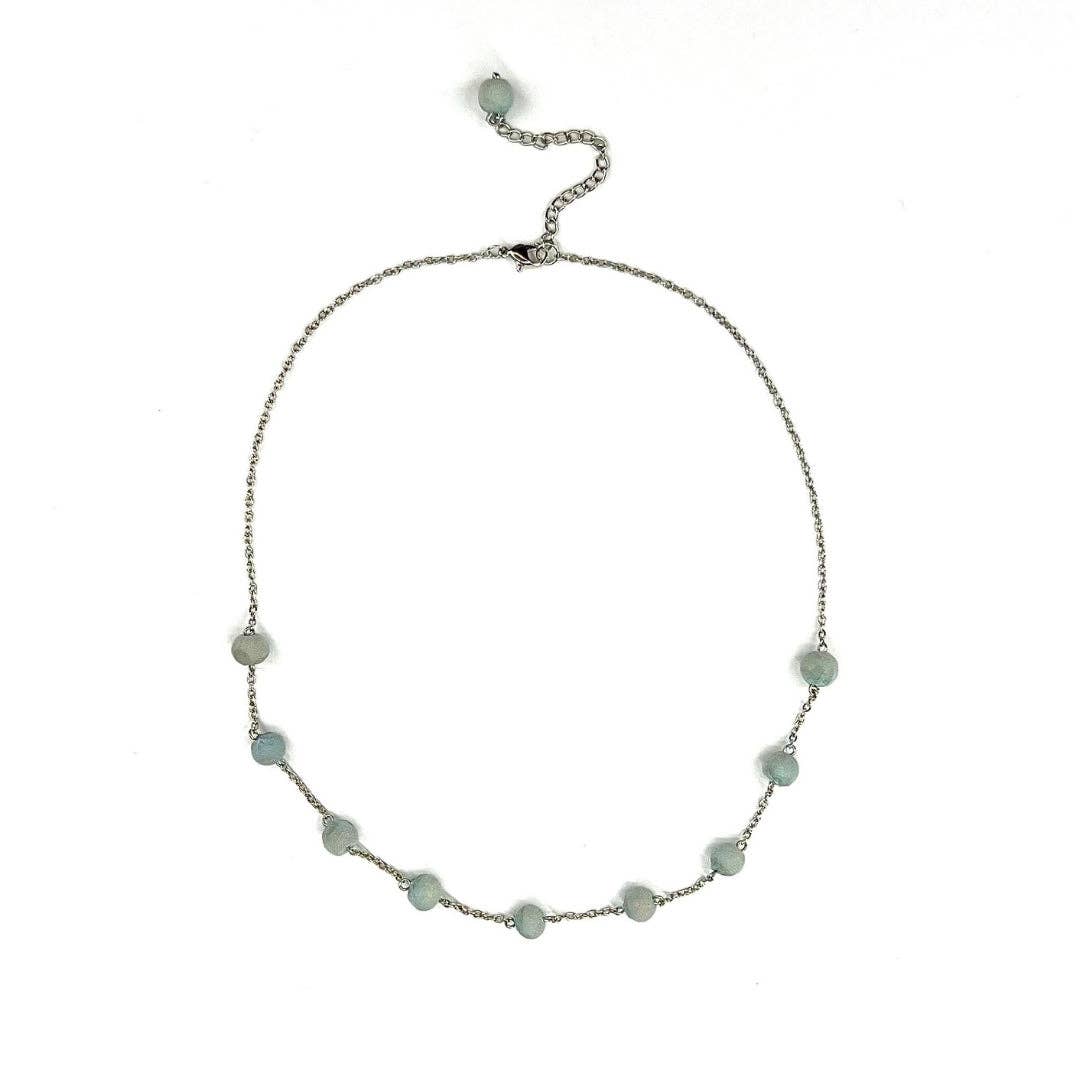 Sari Semi-Circle Necklace- Assorted Colors