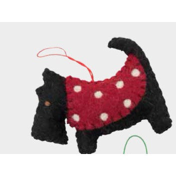 Scottish Terrier Dog Ornament - Sold Individually