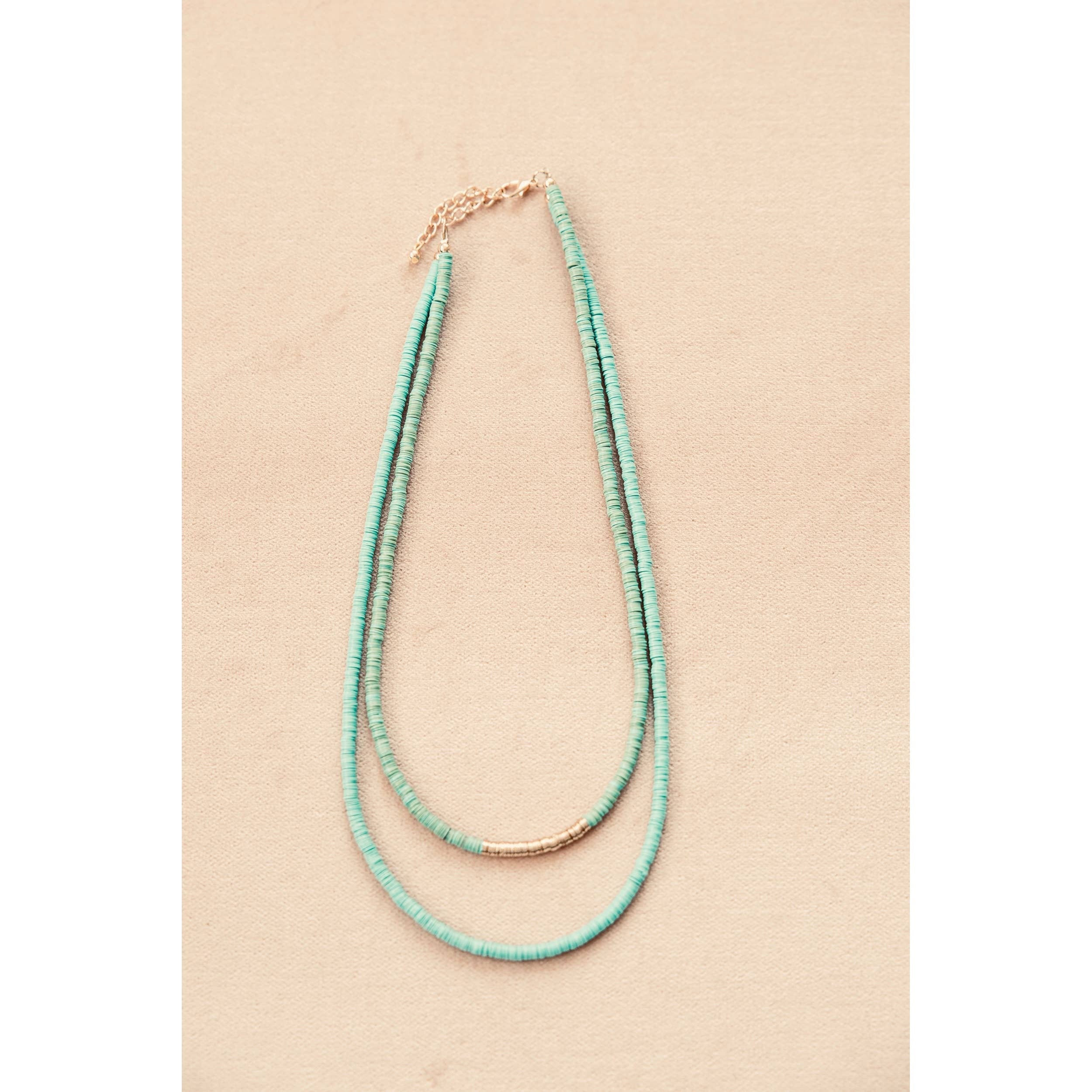 Shades of Sea - Double Layer Necklace