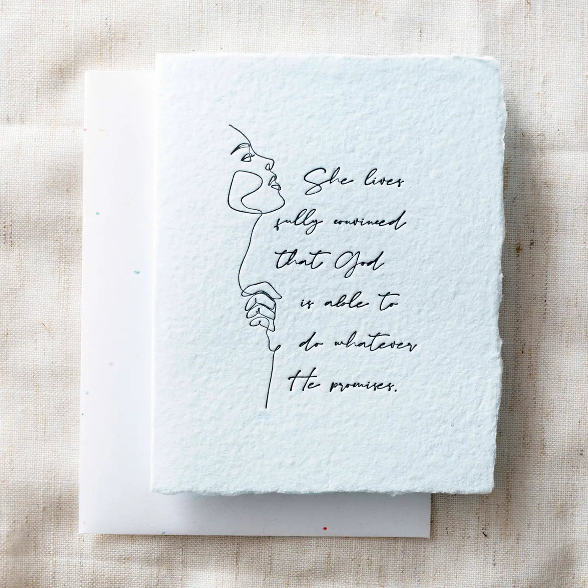 She Lives Convinced God...- Greeting Card- Assorted Styles