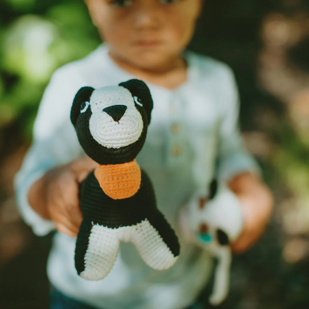 Sheep Dog Knit Toy