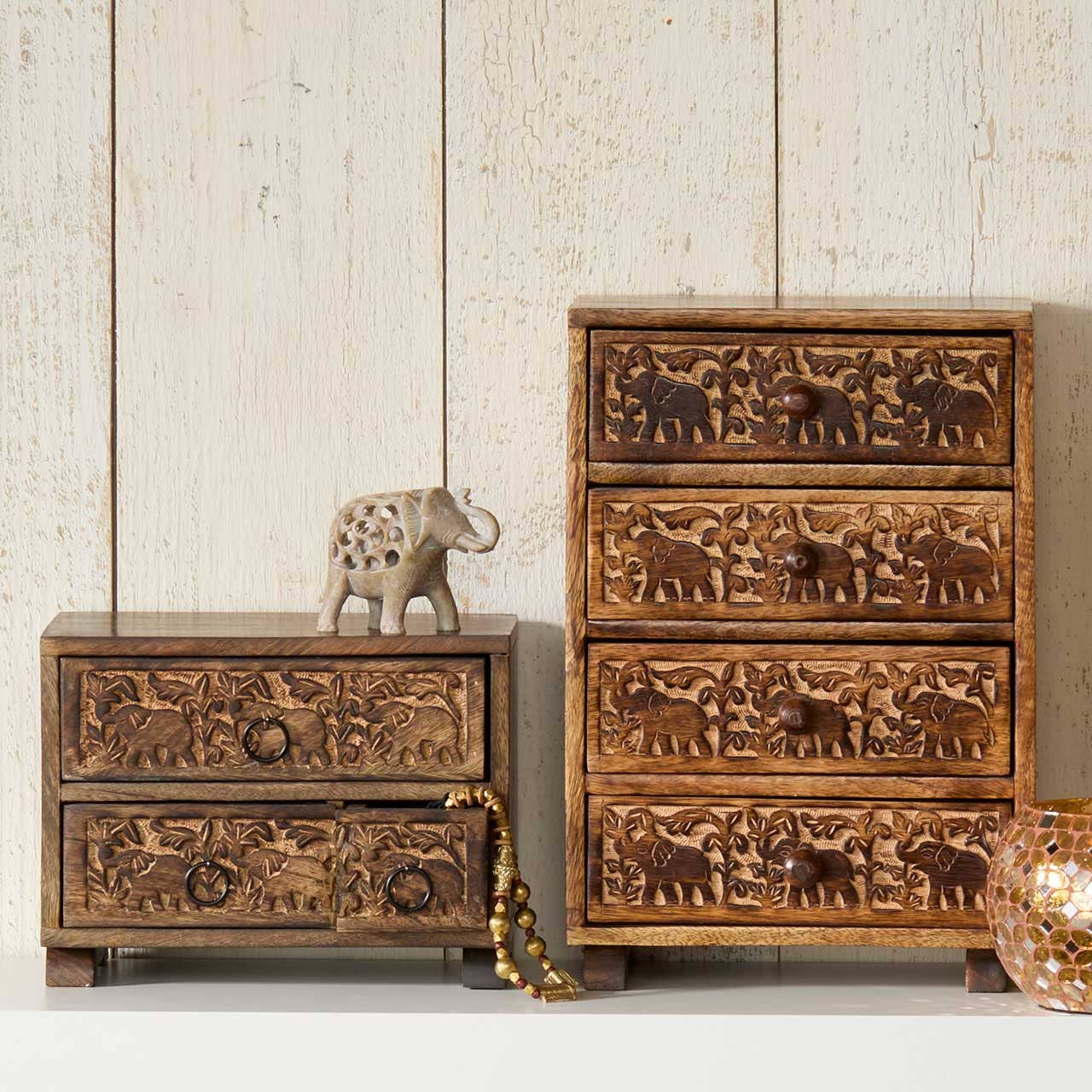 Short Tabletop Elephant Chest (Local Pickup/Local Delivery Only)