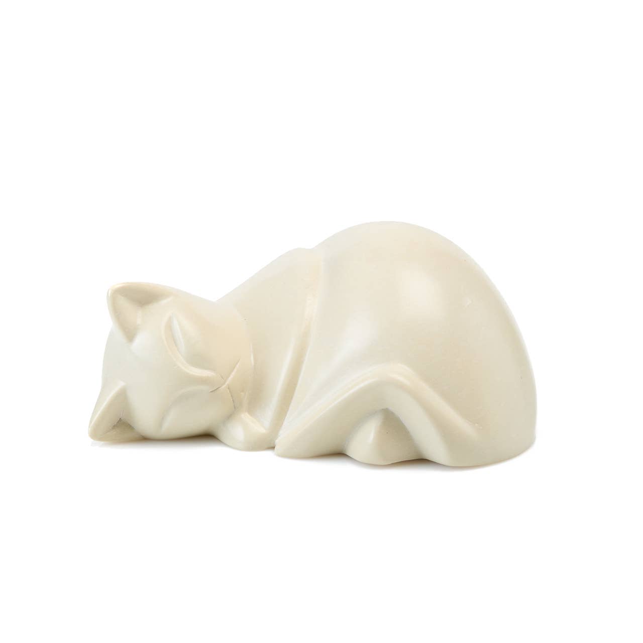 Sleeping Soapstone Cat