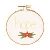 Small Christmas Embroidered Hoop