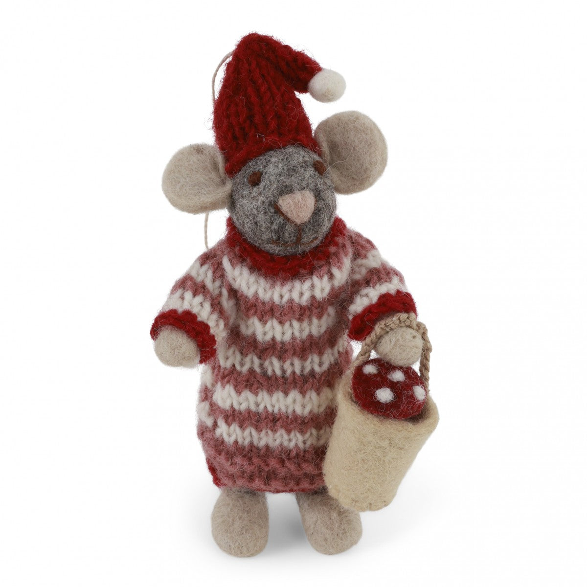 Small Felt Mice Ornament- Assorted Styles