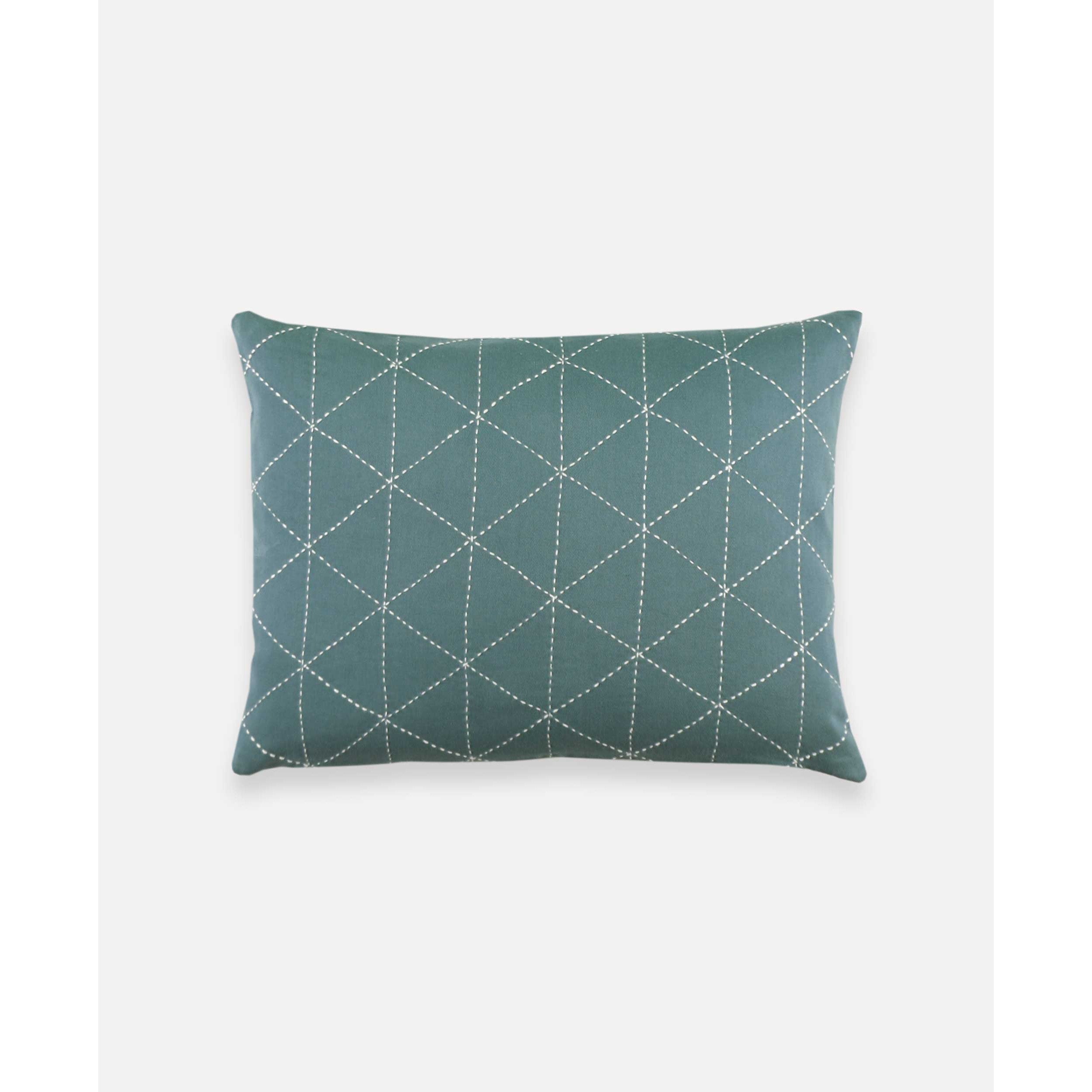 Small Graph Throw Pillow: Spruce