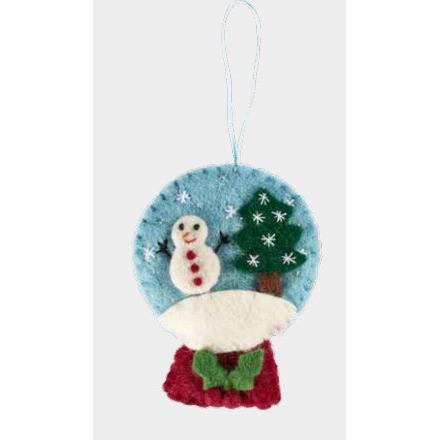 Snowglobe-Snowman Ornament
