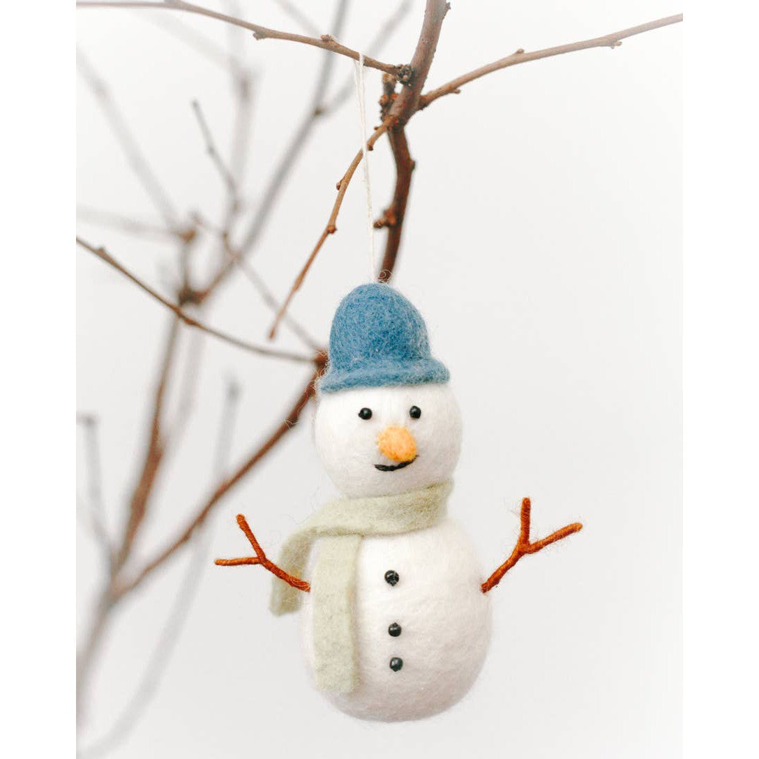 Snowman Felt Ornament