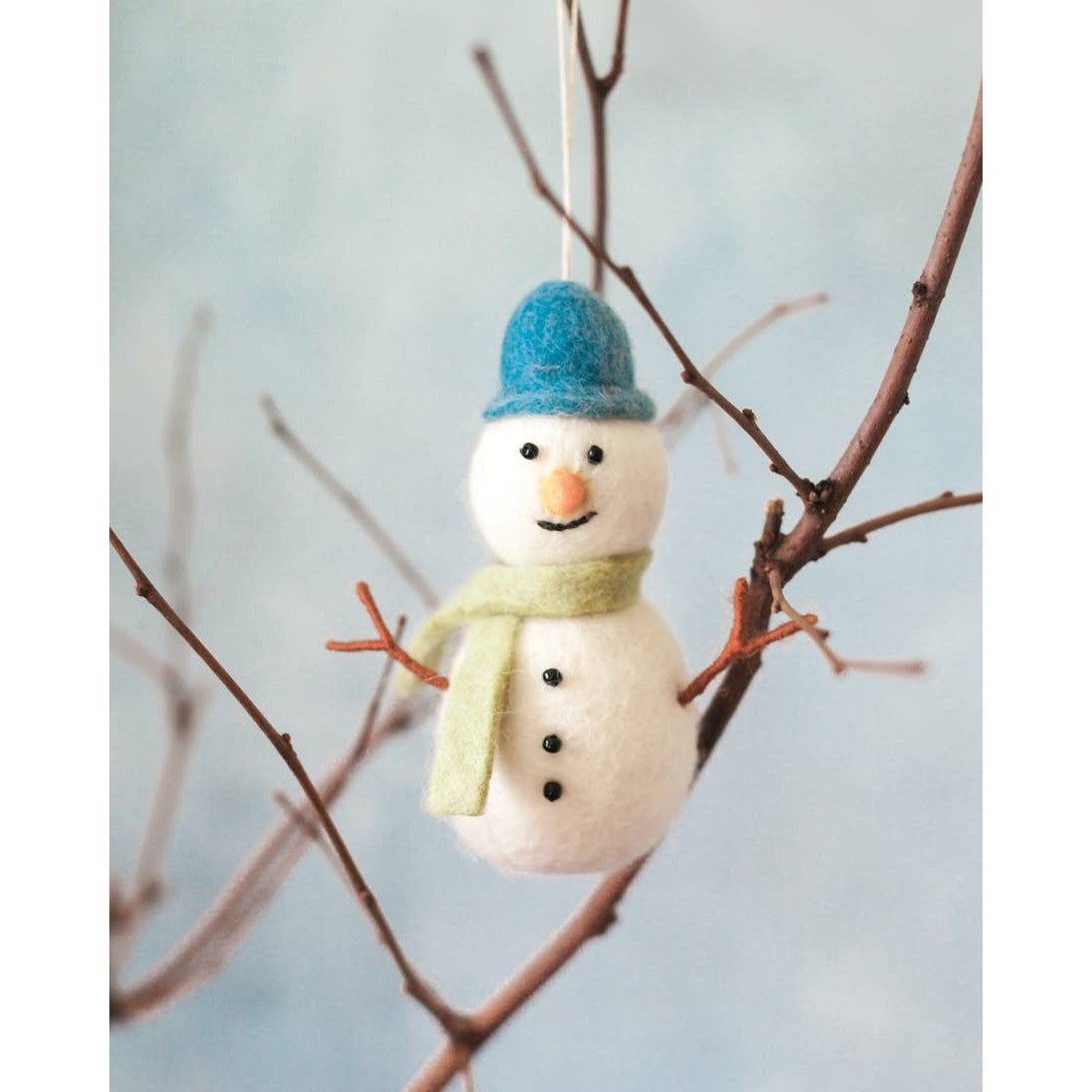 Snowman Felt Ornament