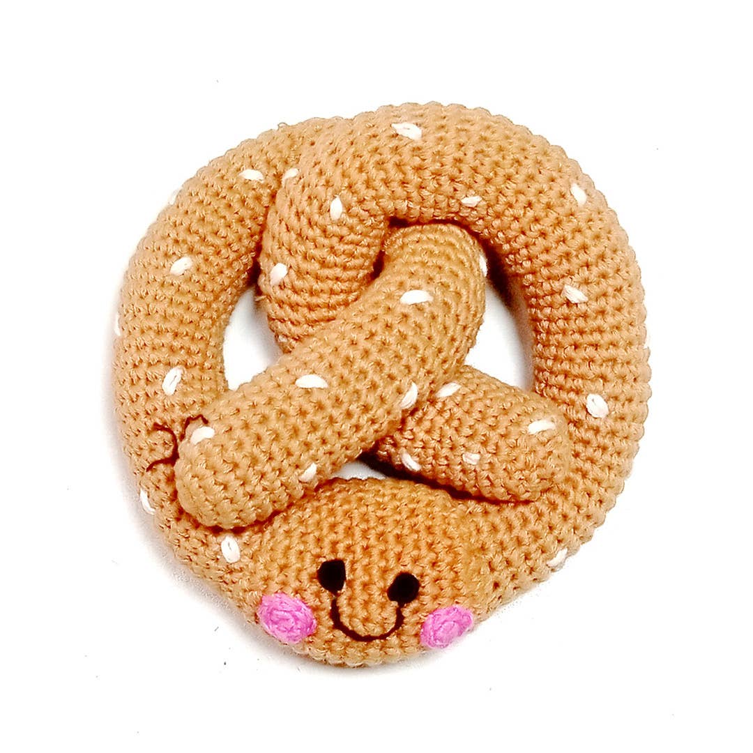 Soft Pretzel Rattle