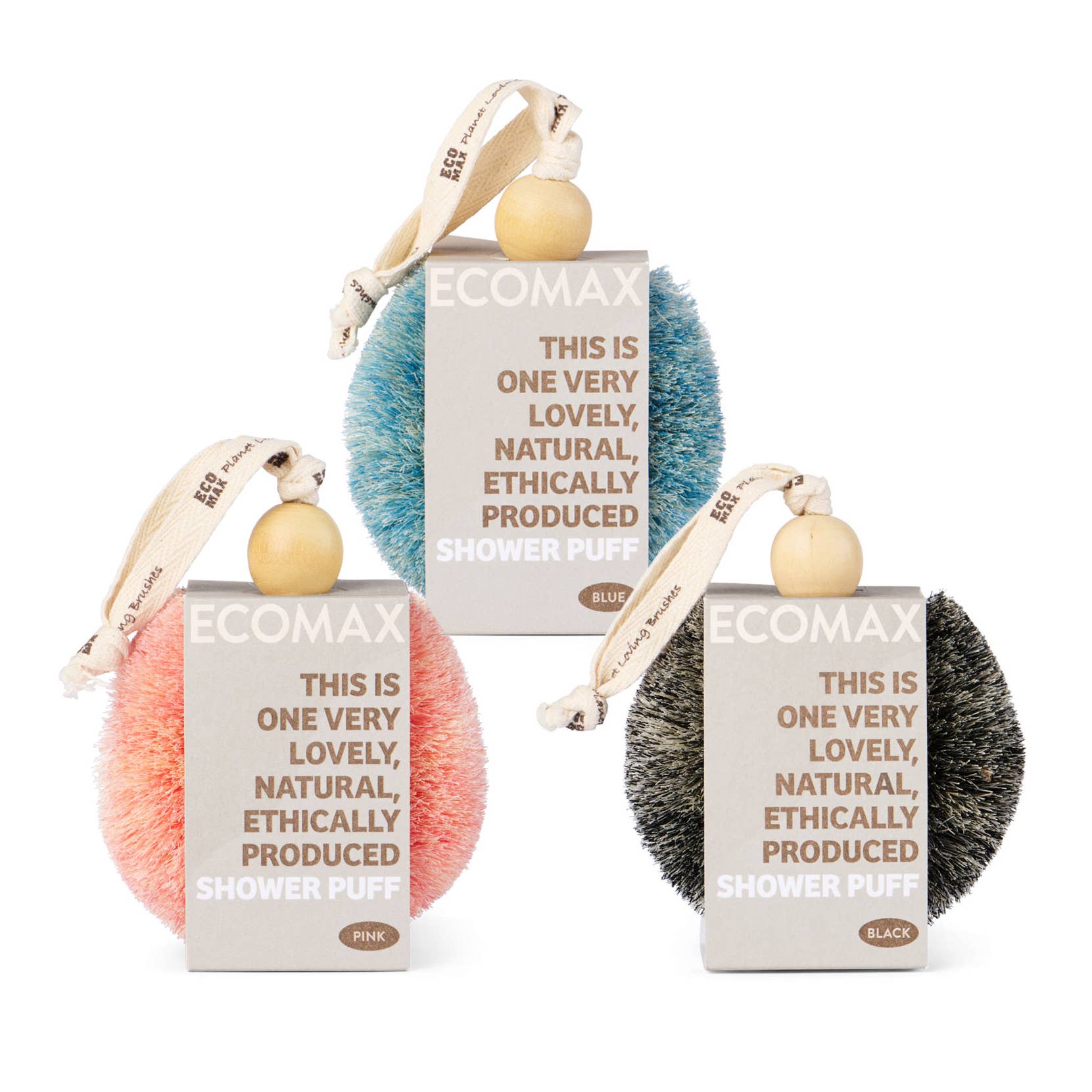 Spa Shower Puff Body Brush-Assorted Colors- Sold Individually
