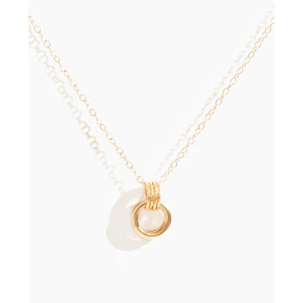 Sparkle Link Necklace: Gold Filled