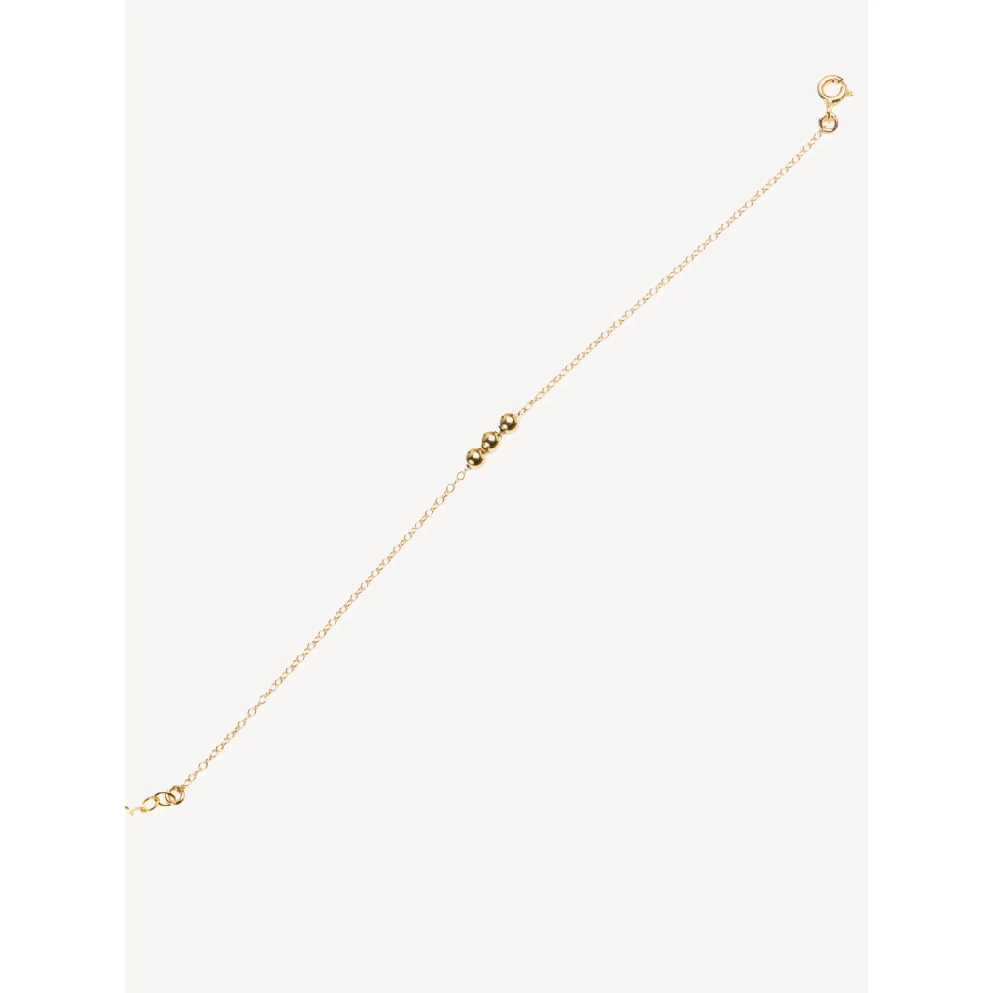 Sphere Station Bracelet- Gold-Filled