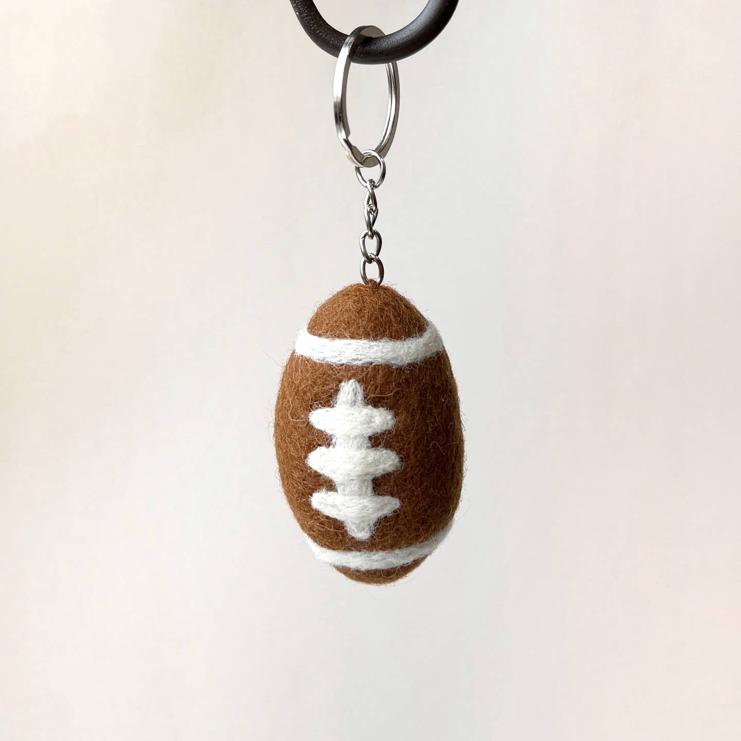 Sports Felt Wool Keychain- Assorted- Sold Individually