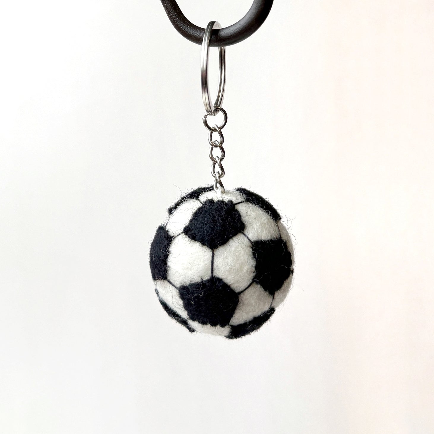 Sports Felt Wool Keychain- Assorted- Sold Individually