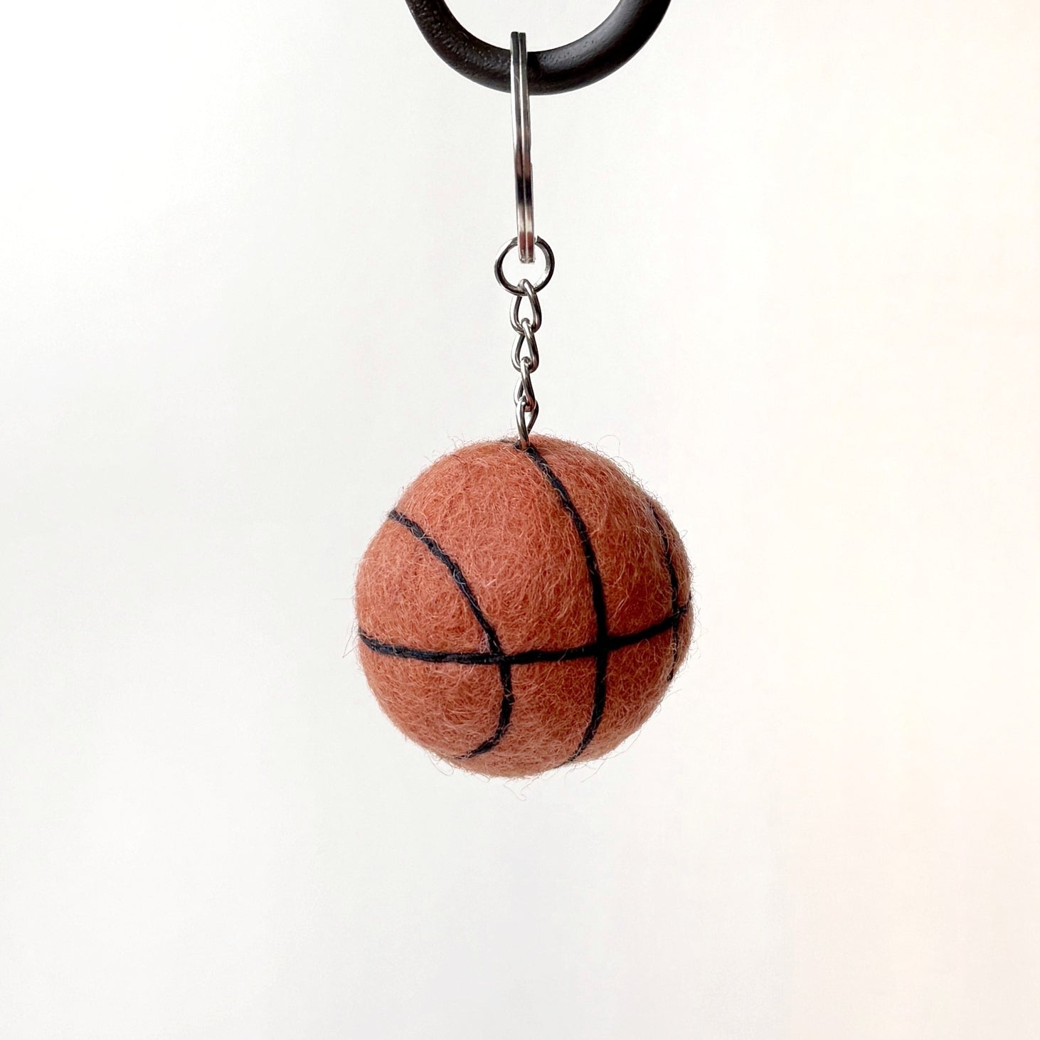 Sports Felt Wool Keychain- Assorted- Sold Individually