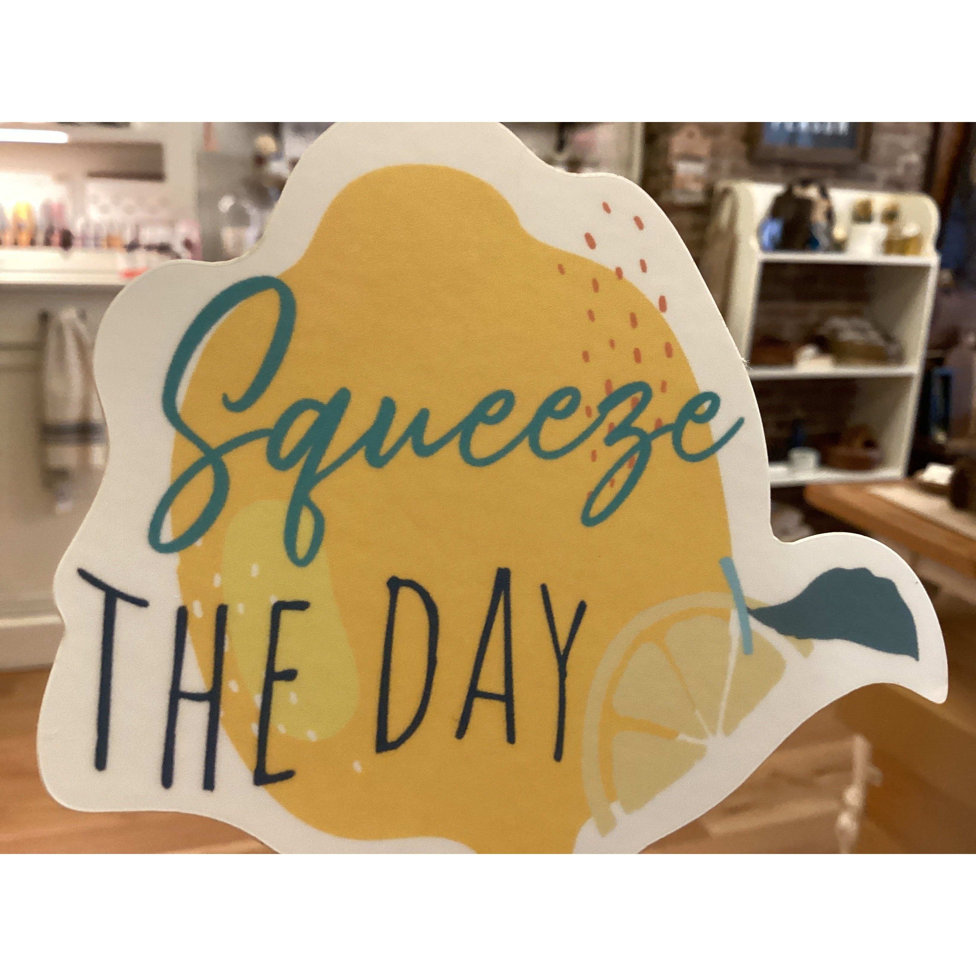Squeeze The Day Sticker