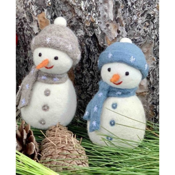 Standing Ball Snowman - Assorted Styles- Sold Individually