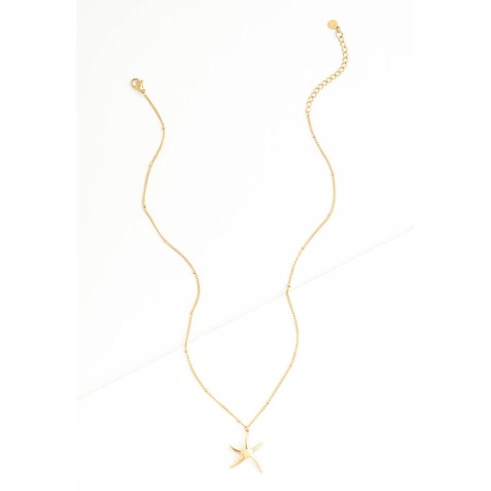Starfish Hope Necklace in Gold