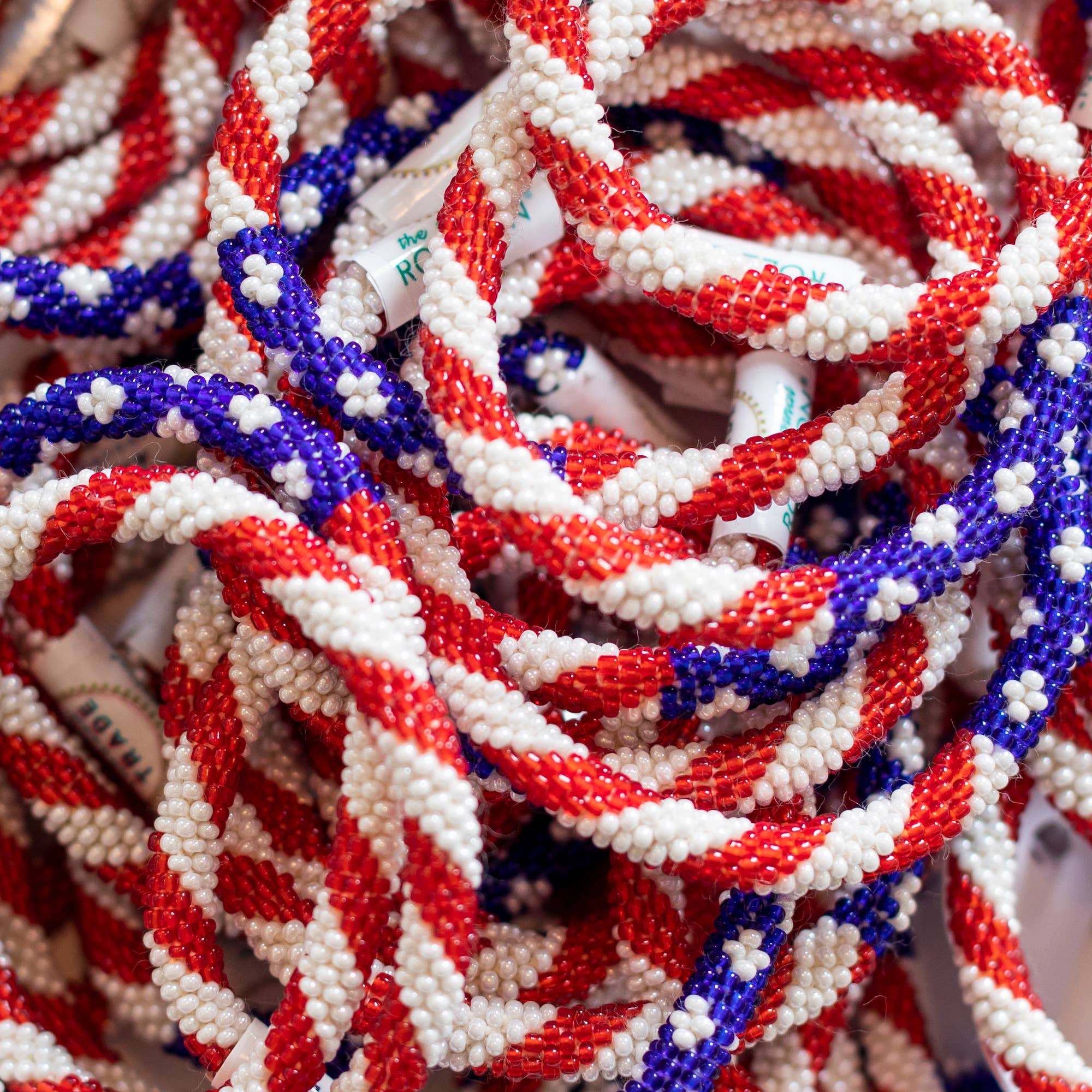 Stars & Stripes Roll On Bracelet- Assorted Sizes- Sold Individually